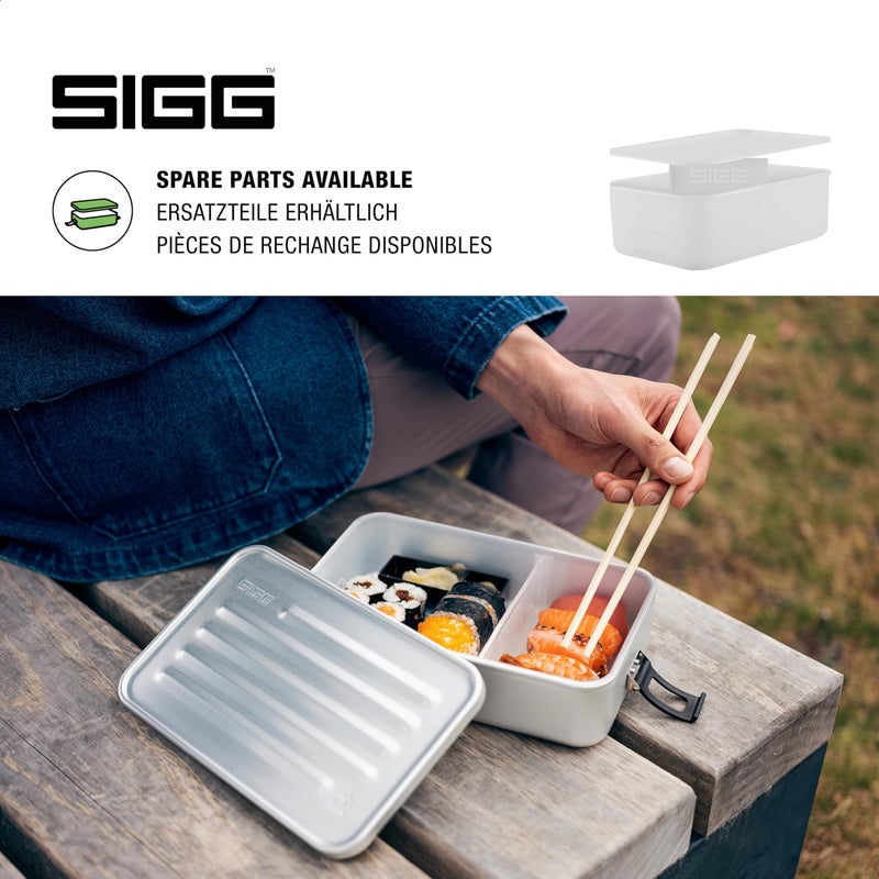 SIGG - Metal Lunch Box Plus - Food Container with Compartments - Swiss Design - Dishwasher Safe - Ultra Light - S/L - Image 4